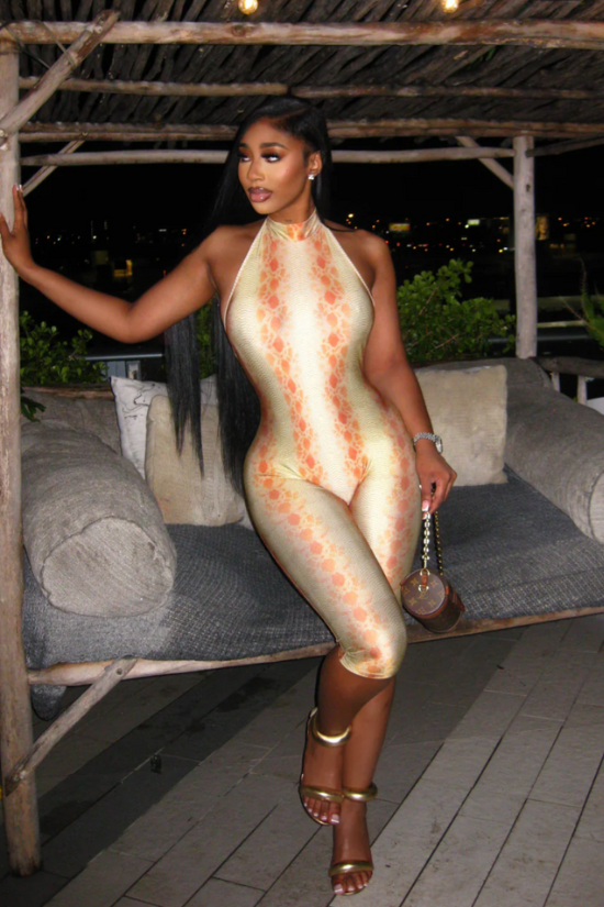 Halter Capri Jumpsuit