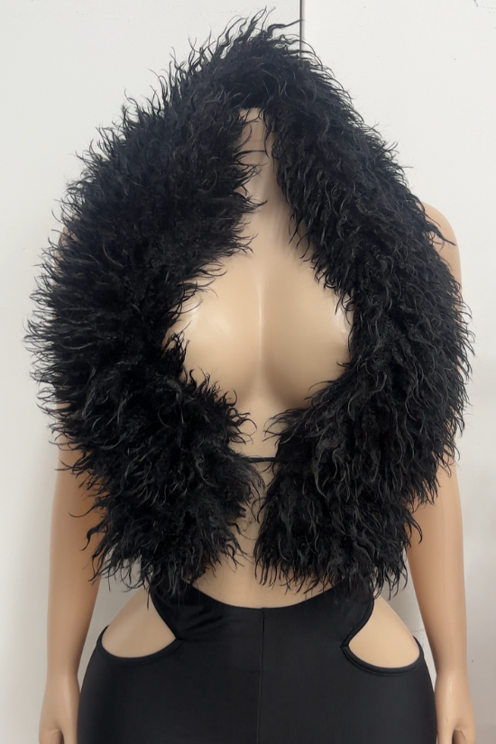 Cropped Fur Vest