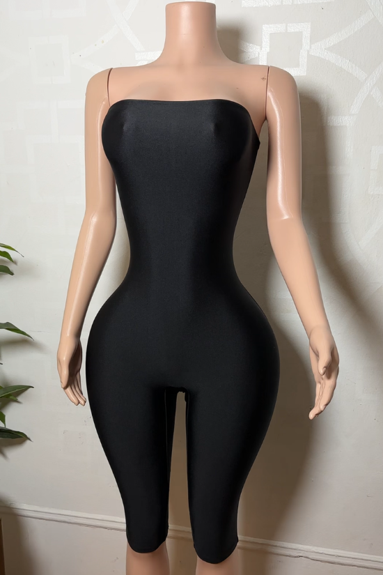 Strapless Capri Jumpsuit